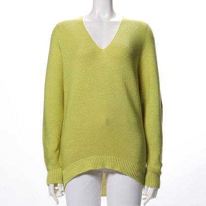 Vネックホールガーメントニット