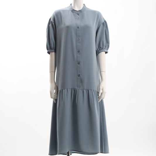 切り替えバンドカラーワンピース