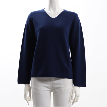 ミラノリブVネックニット