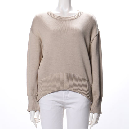 ラウンドネックドロップショルダーニット