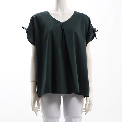 ドロストスリーブVネックブラウス