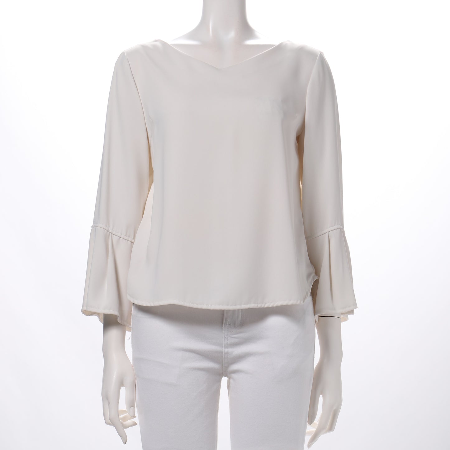 フレア袖トップス