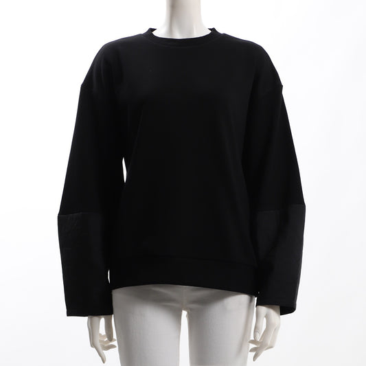 キルティング切り替えクルーネックカットソー