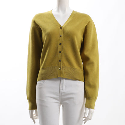 メタルボタンVネックカーディガン