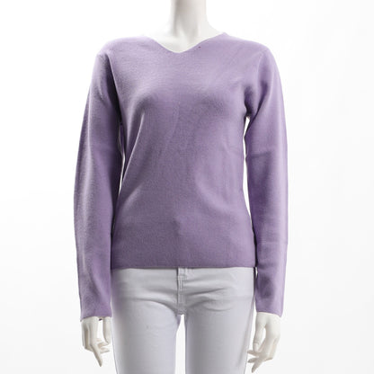 ハイゲージVネックニット