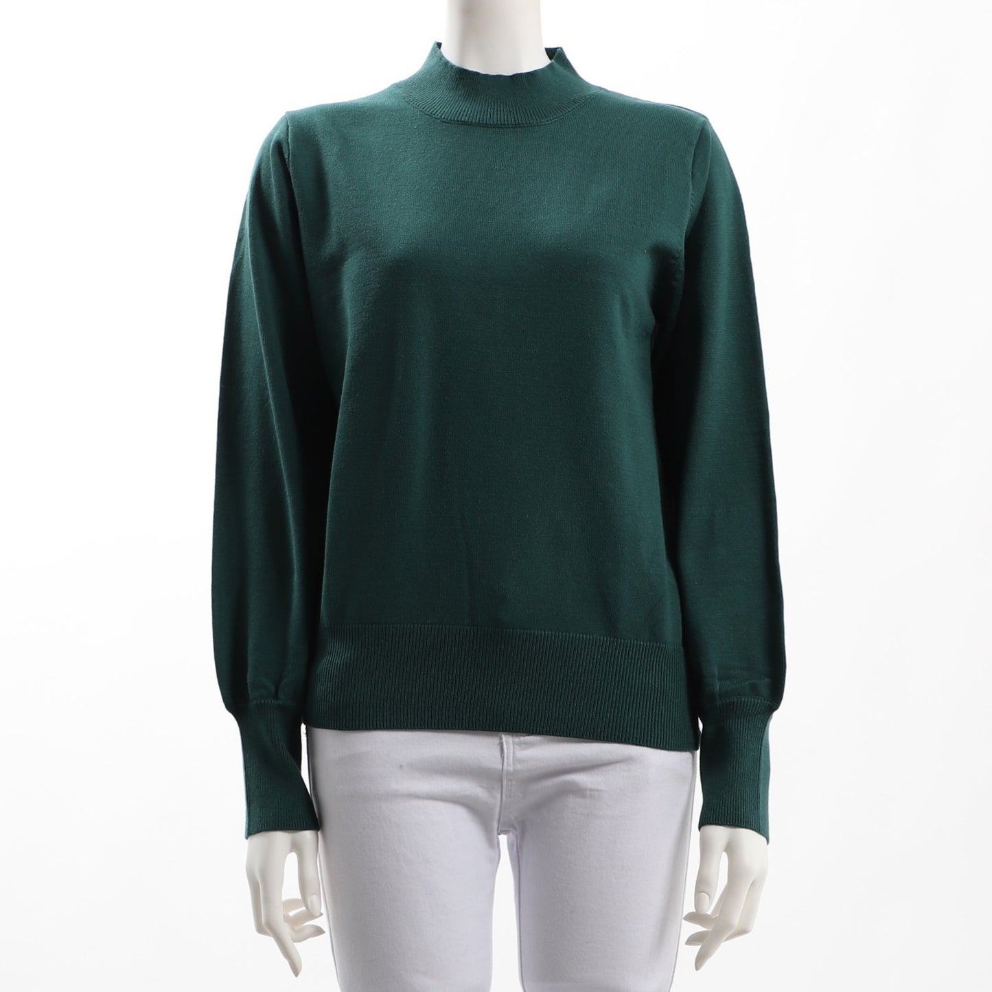 ふんわりお袖ハイネックニット