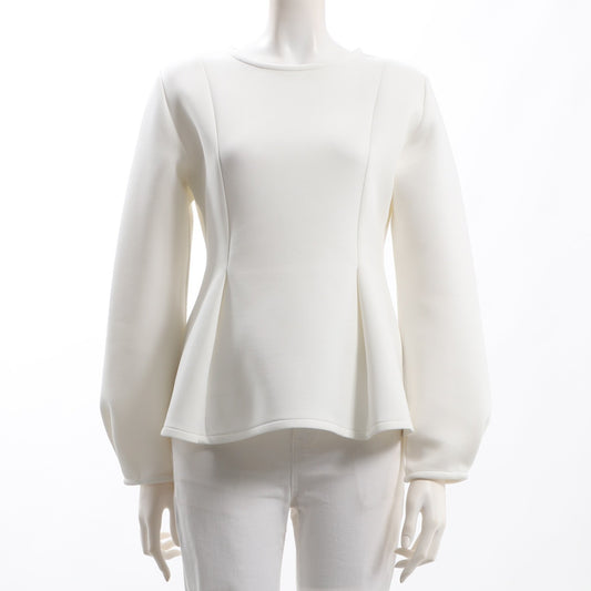 ペプラムデザインカットソー