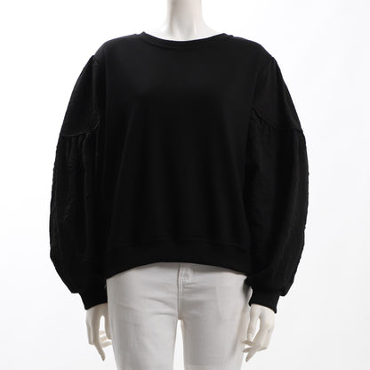 刺繍異素材切り替えプルオーバー