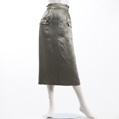 アセテートサテンカーゴスカート