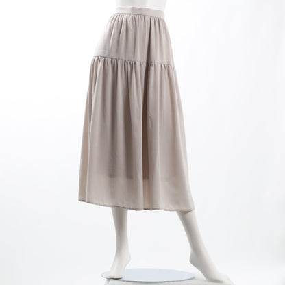 切替デザインギャザースカート