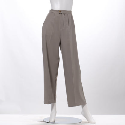 シンプルストレートパンツ