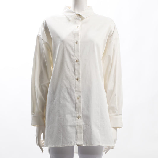 オーバーシルエット前開きシャツ