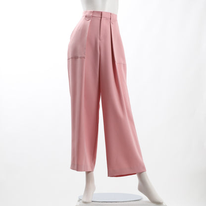 フロントパッチポケットワイドパンツ