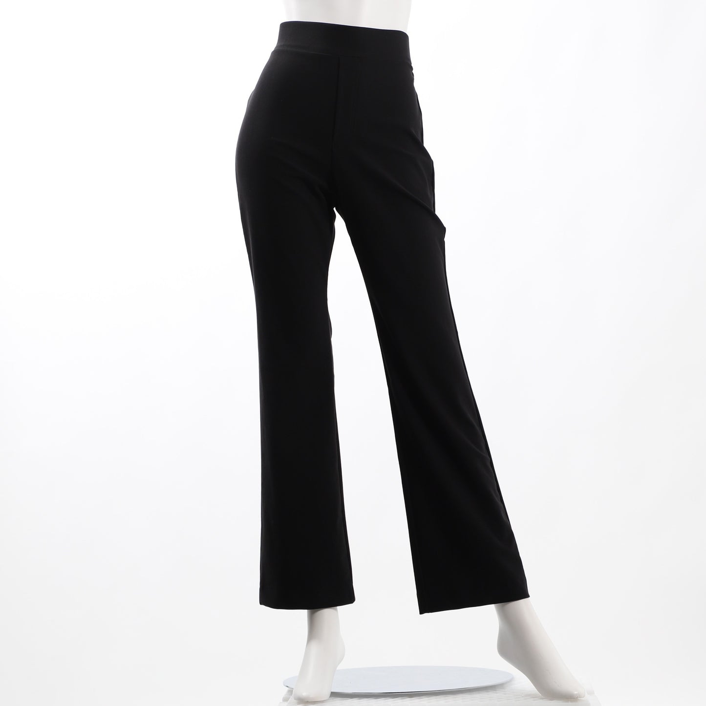 トリコットピケハイウエストワイドパンツ