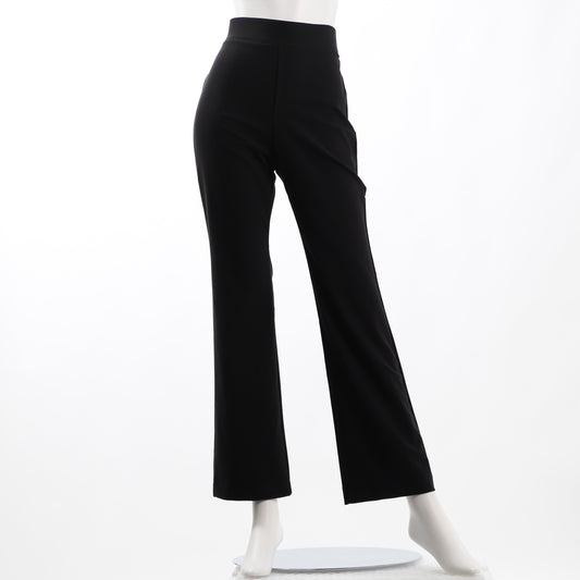 トリコットピケハイウエストワイドパンツ