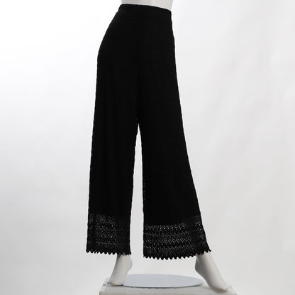 幾何リーフレース総レースパンツ