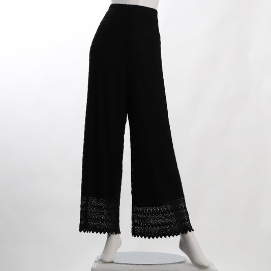 幾何リーフレース総レースパンツ