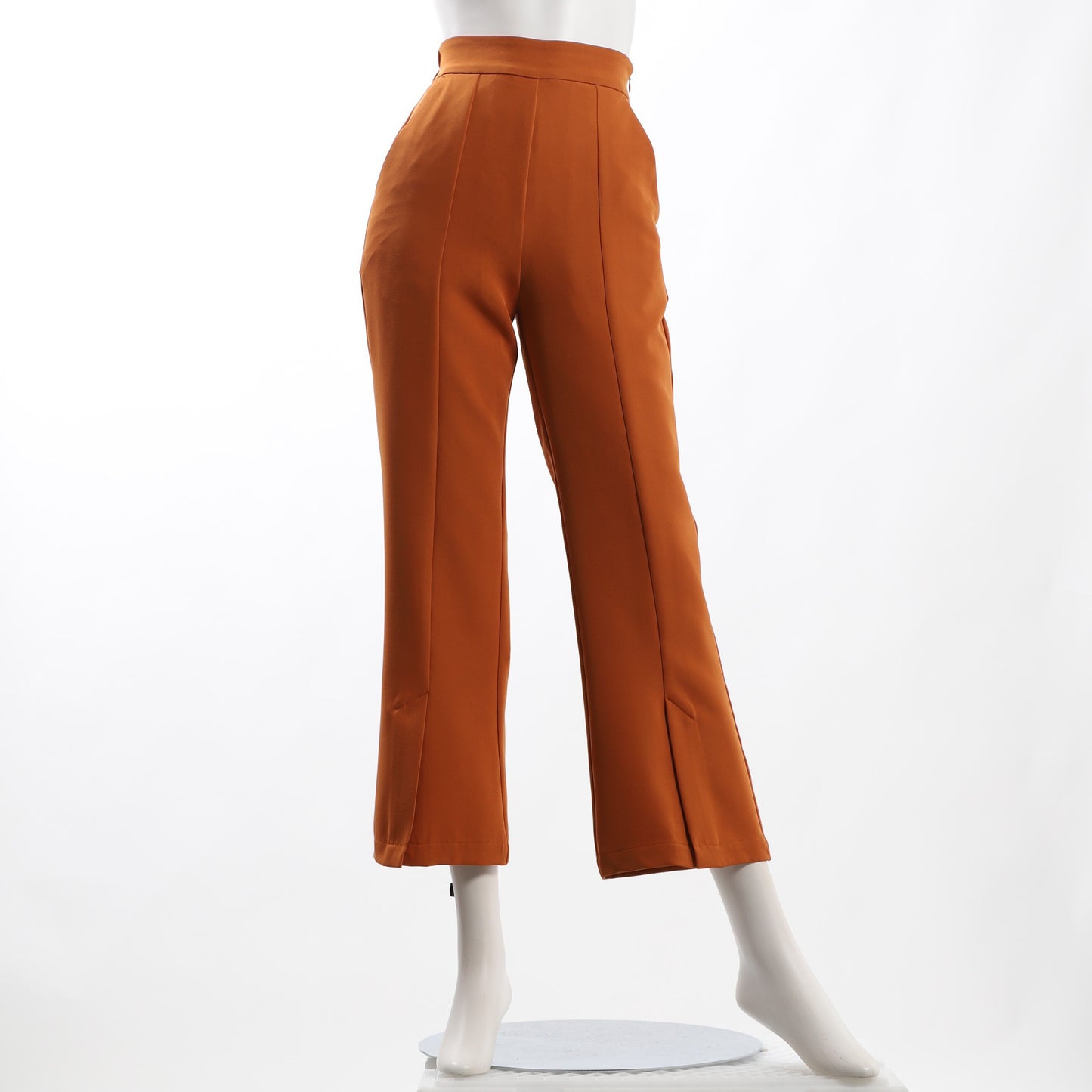 フロントスリットセンターシームフレアパンツ