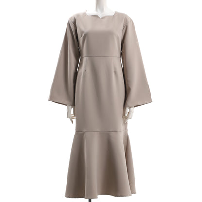 ベルスリーブマーメイドシルエットワンピース