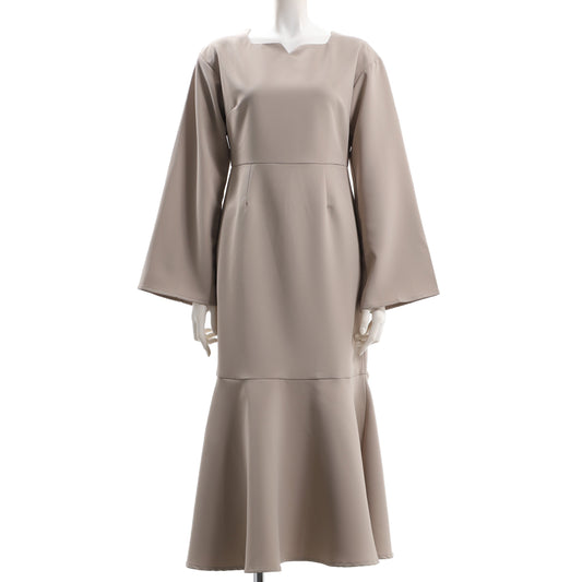 ベルスリーブマーメイドシルエットワンピース