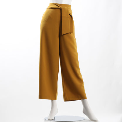 太ベルトワイドパンツ