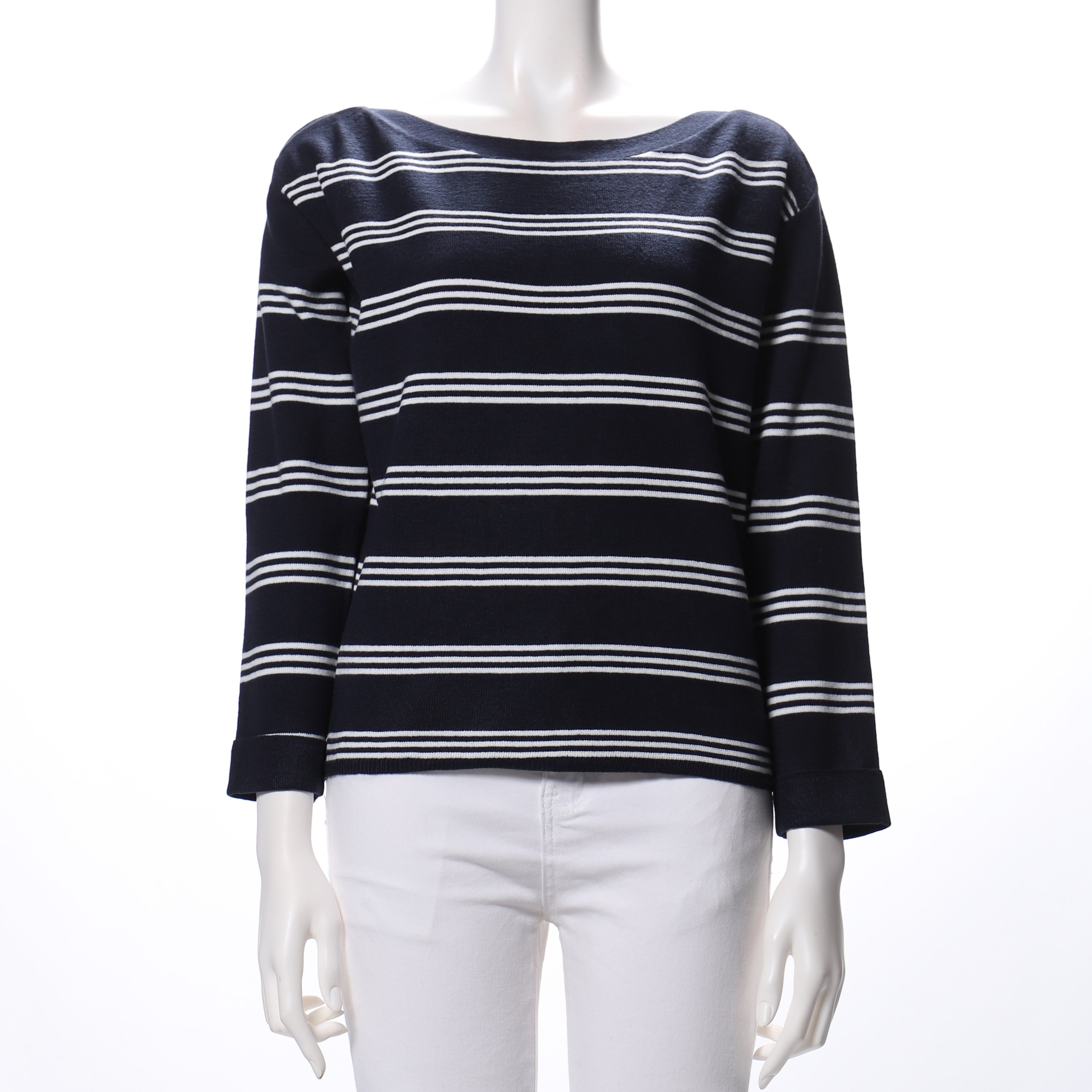 ボーダー柄ニット