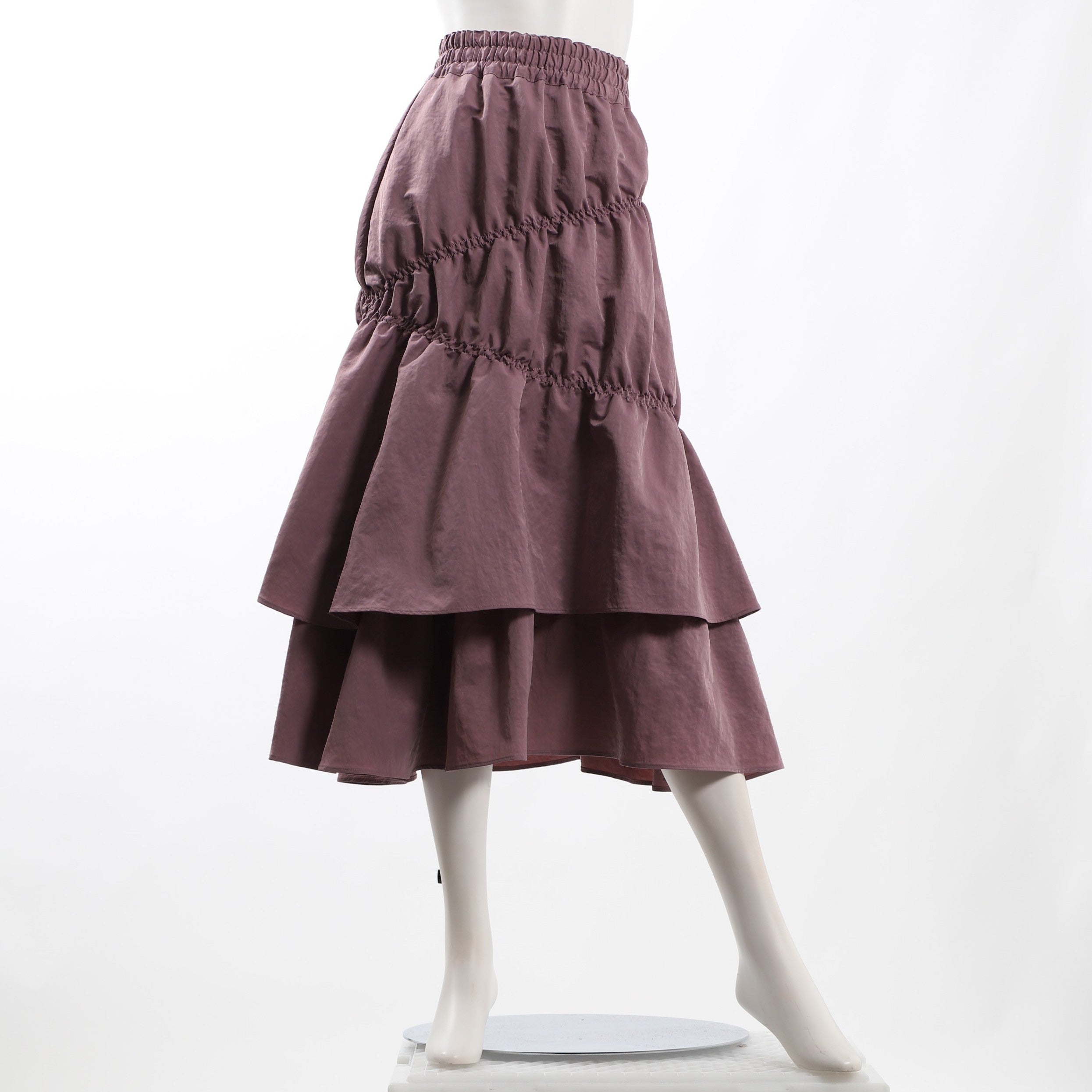 ギャザーティアードスカート