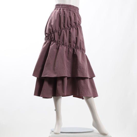 ギャザーティアードスカート