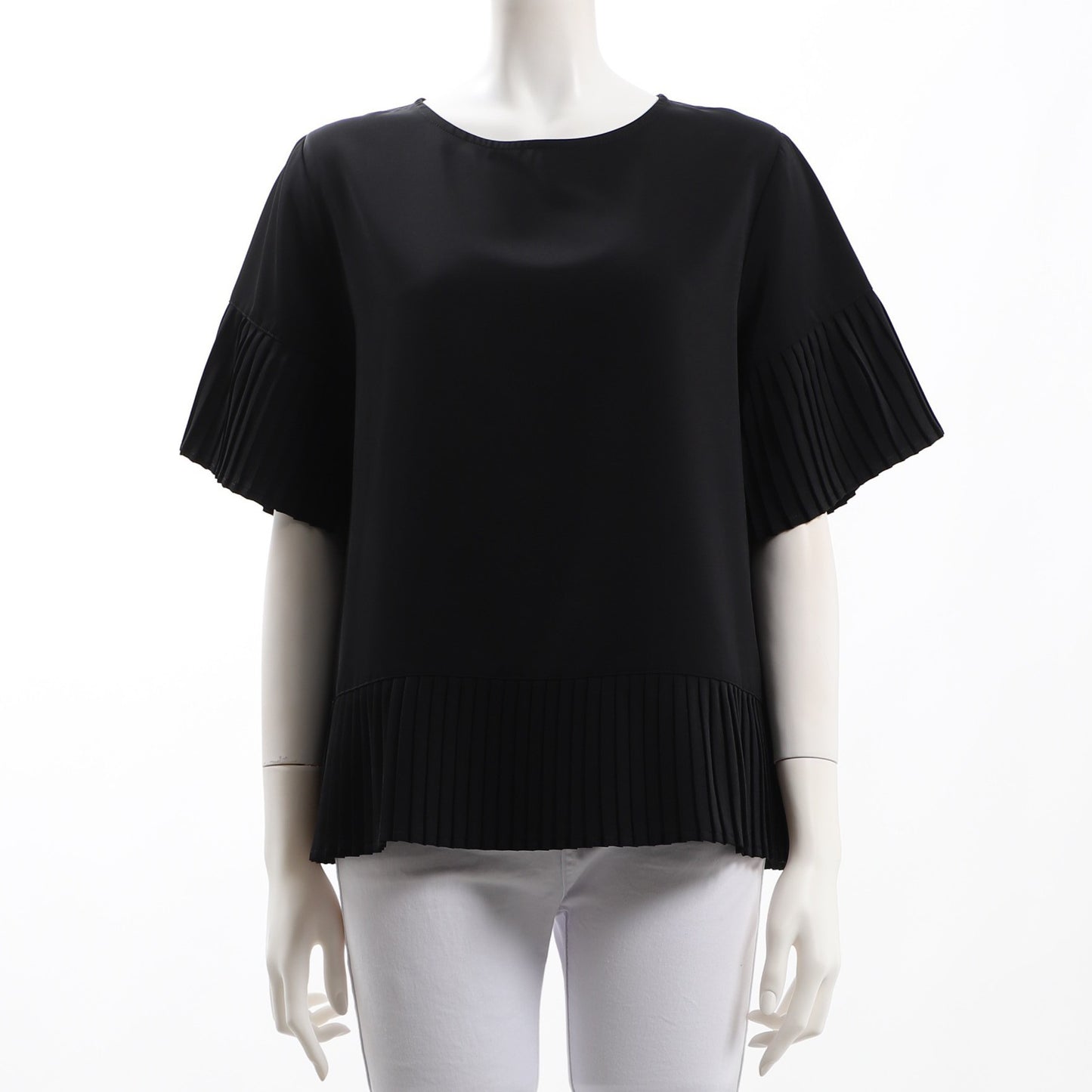 プリーツデザインブラウス