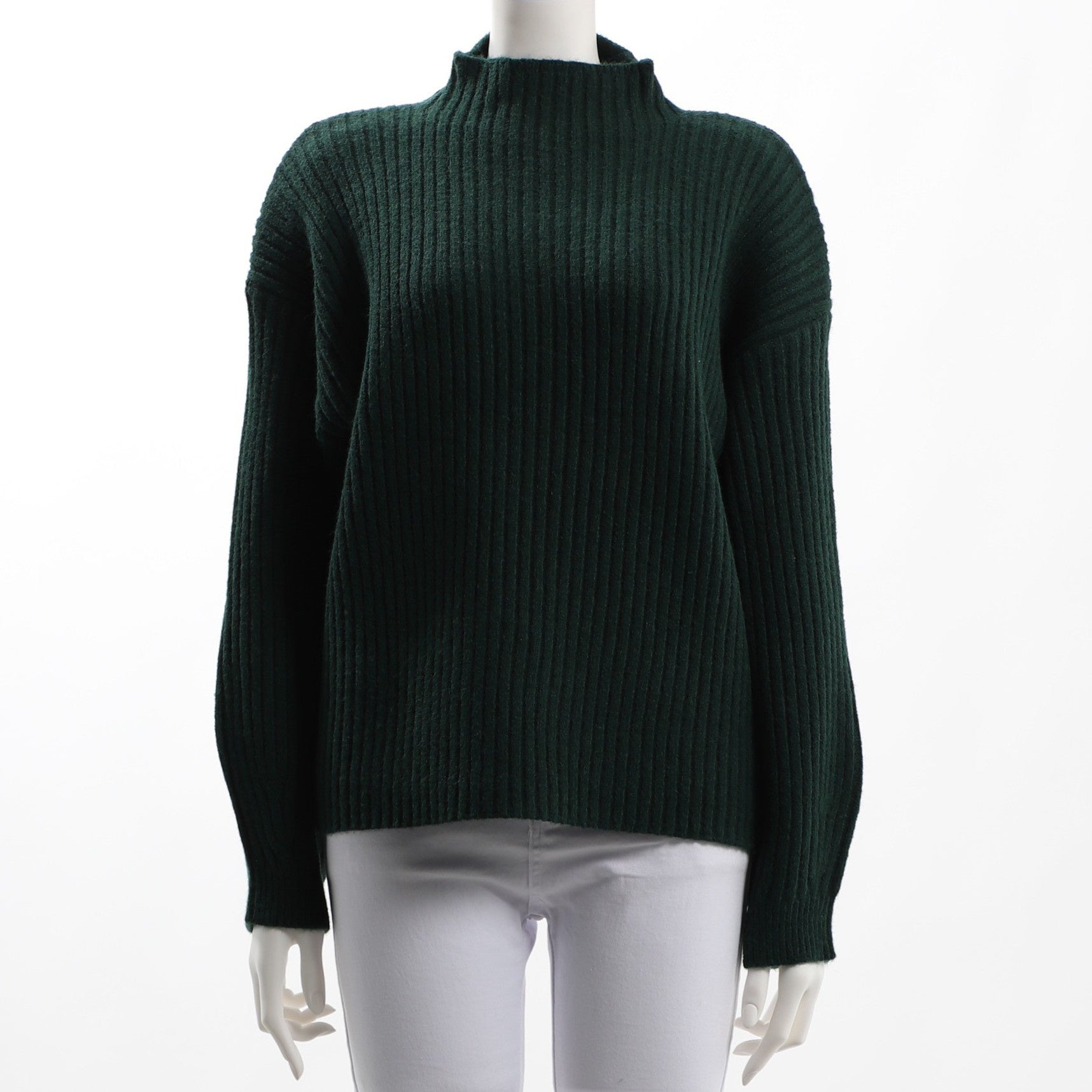 立体感のあるリブニット