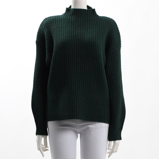 立体感のあるリブニット