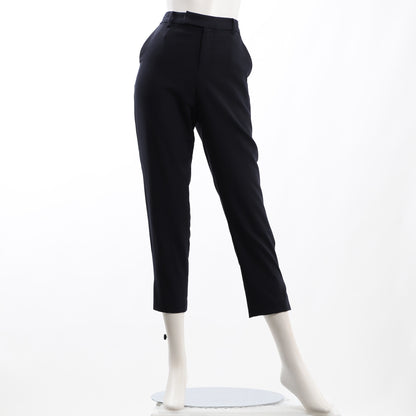 チェック柄テーパードパンツ