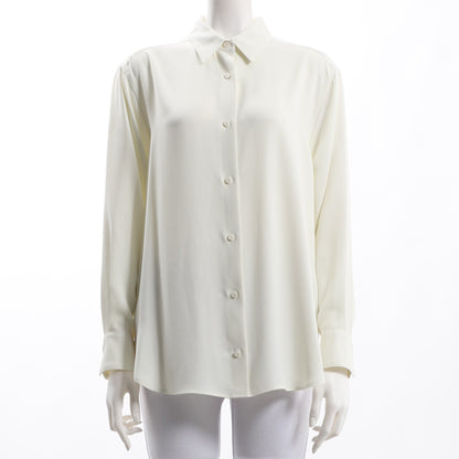 とろみジョーゼット2WAYシャツカラーブラウス