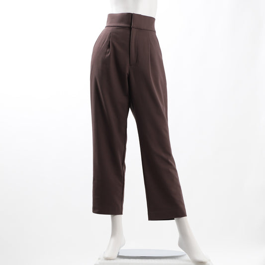 ハイウエストタックテーパードパンツ