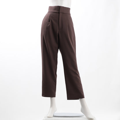 ハイウエストタックテーパードパンツ