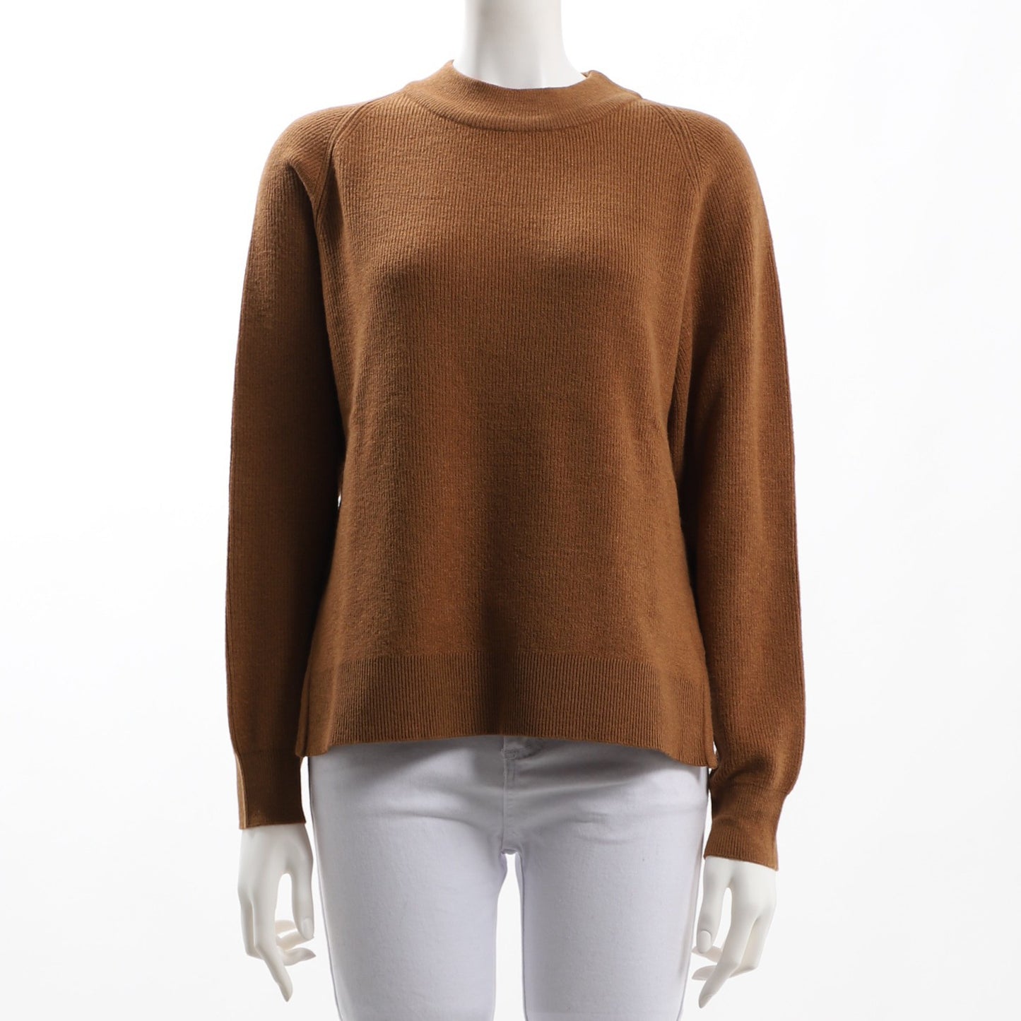 ラグランスリーブプチハイネックニット