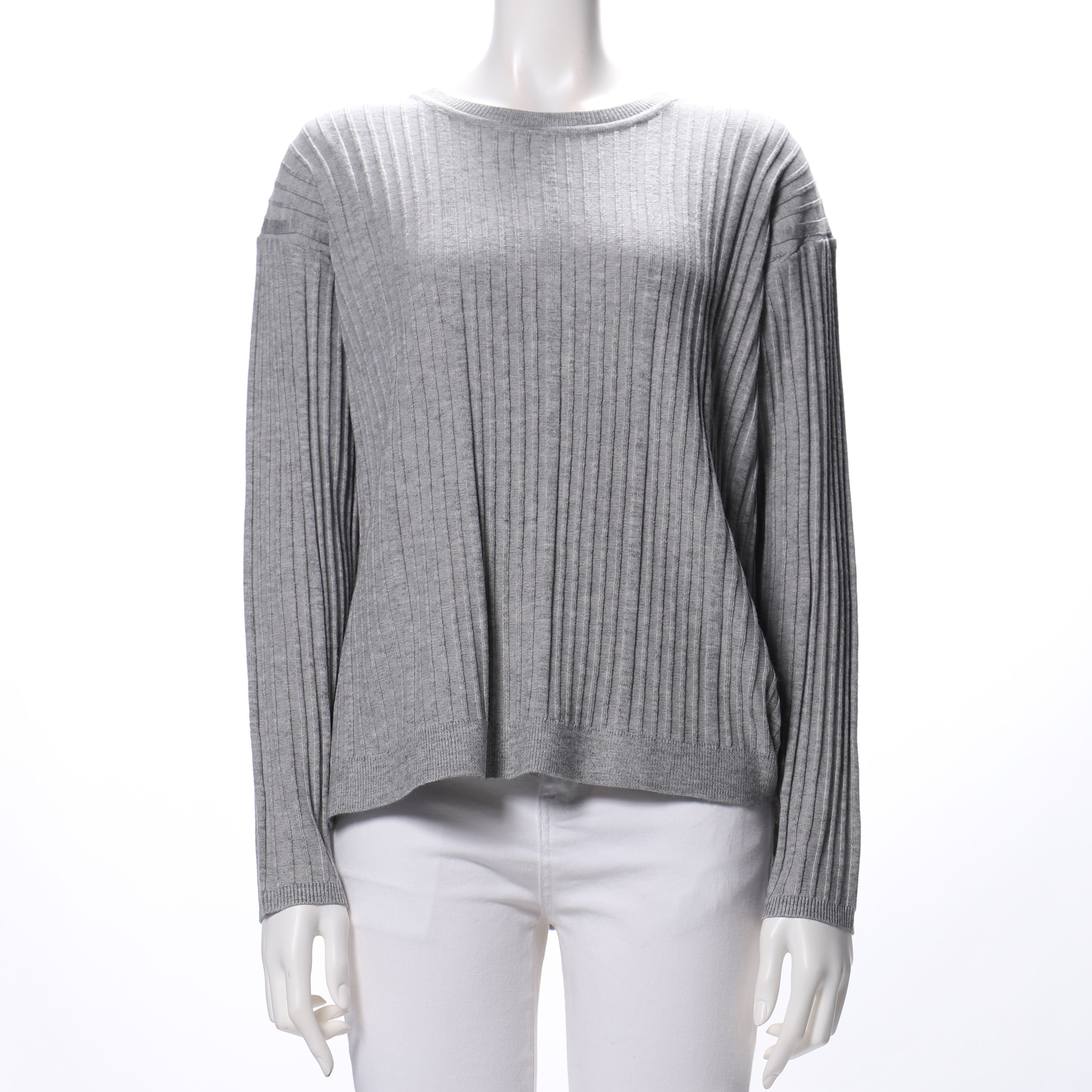 バックテールデザインリブニット