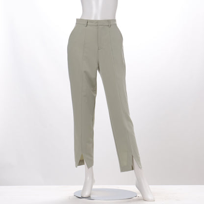 フロントスリットテーパードパンツ