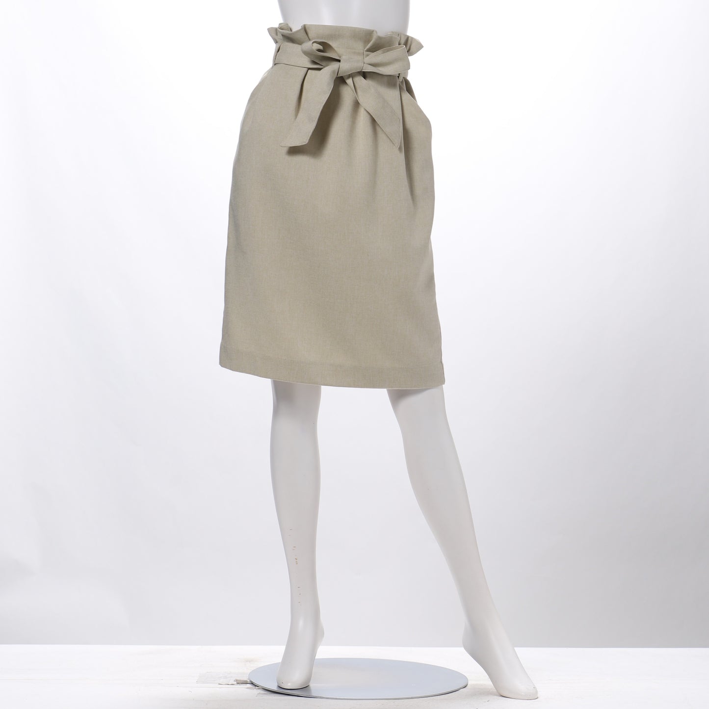 リボンベルト付きタイトスカート