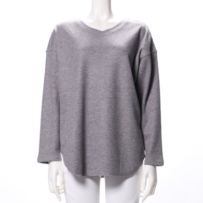 ドロップショルダーハートネックニット