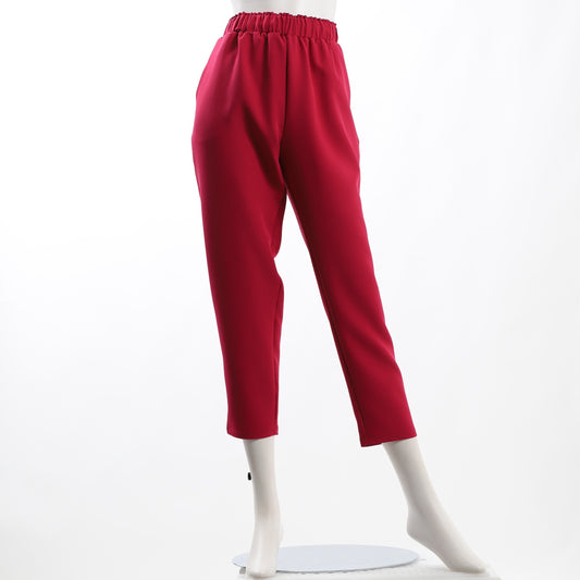 カラースーパーストレッチテーパードパンツ