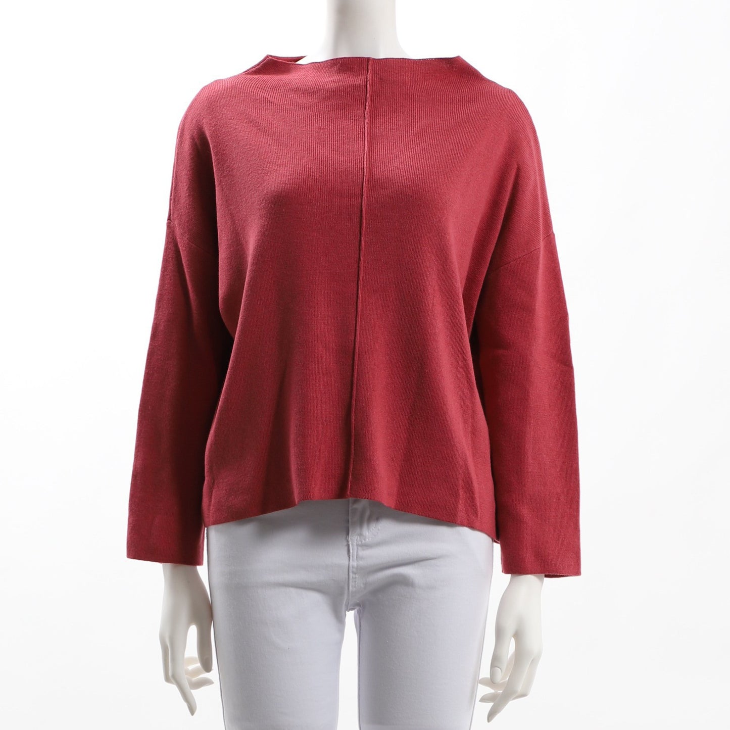 オフネックドロップショルダーニット