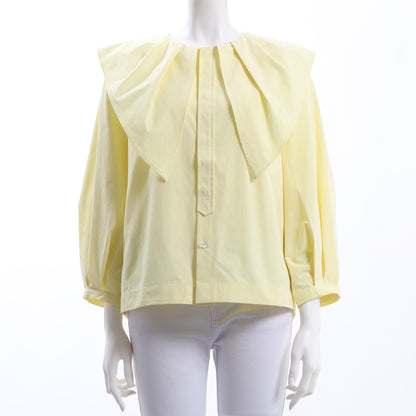 立体タックビックカラーブラウス