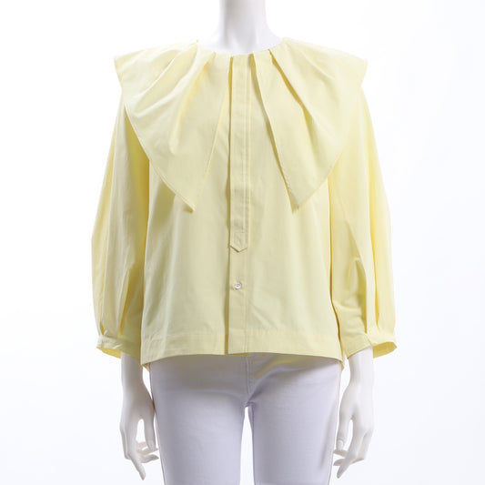 立体タックビックカラーブラウス