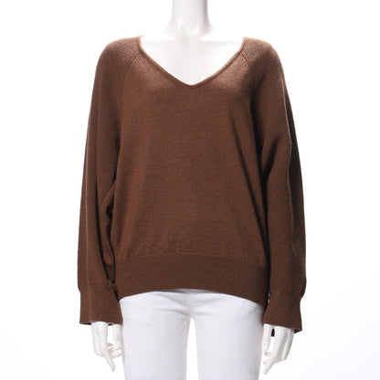 ラグランスリーブVネックニット