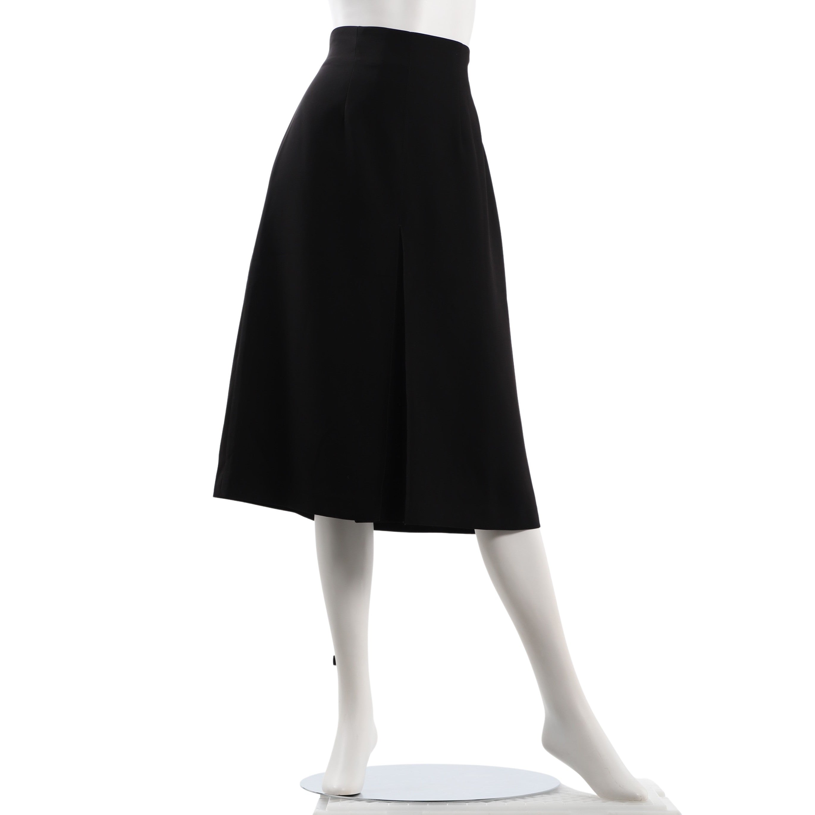 サイドファスナーウエストゴムタックスカート