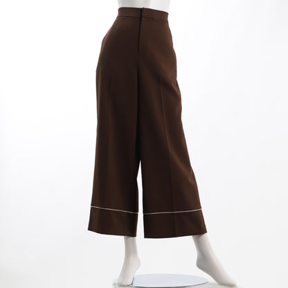 ライン入りワイドパンツ