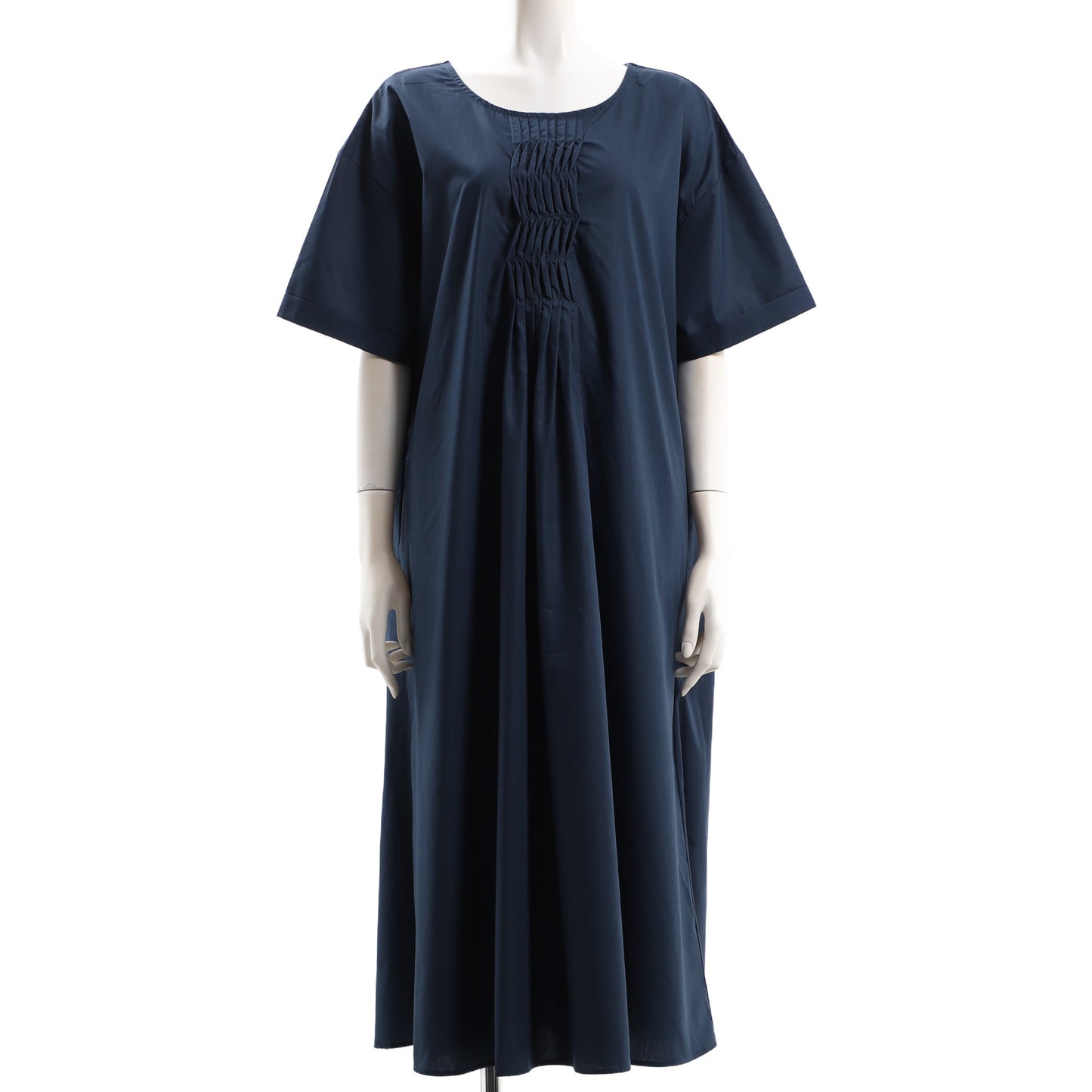 ドロップショルダーツイストピンタックワンピース