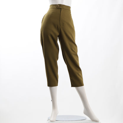 シンプルデザインテーパードパンツ