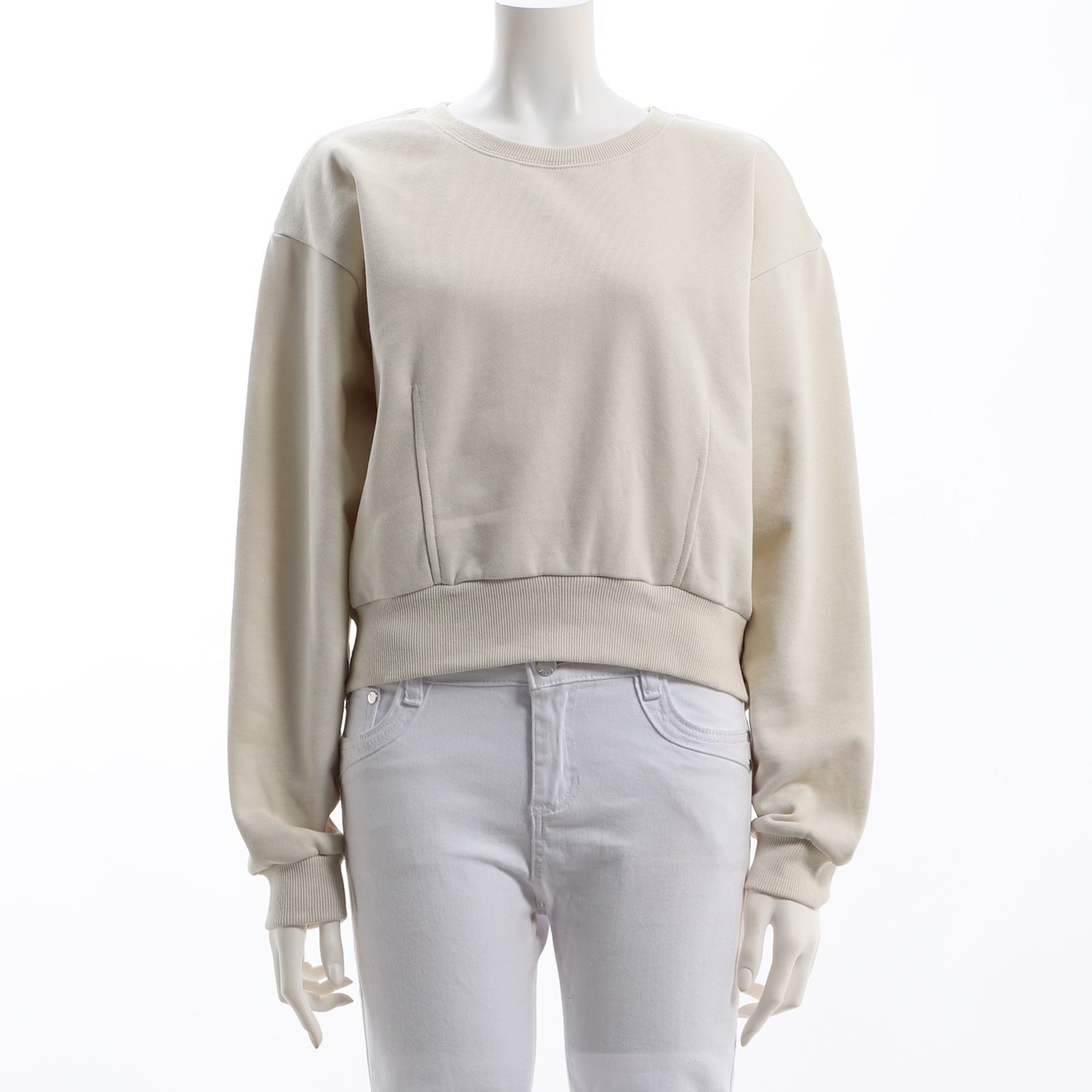 ドロップショルダーショート丈カットソー